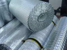 aluminum foil bubble building heat or thermal insulation material