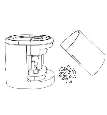 Desktop Automatic Pencil Sharpener with USB