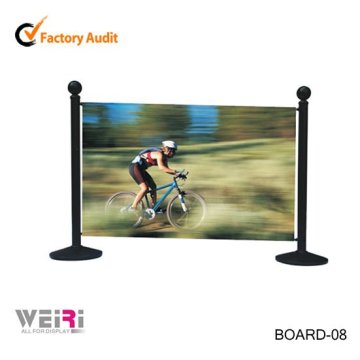 Portable Display Wall, Advertising Board Display Stand for Outdoor