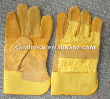 industrial leather hand gloves working gloves