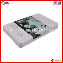 4 colour print chocolate packing magnet gift tin box