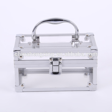 High quality Small Acrylic Train Case cosmetic case