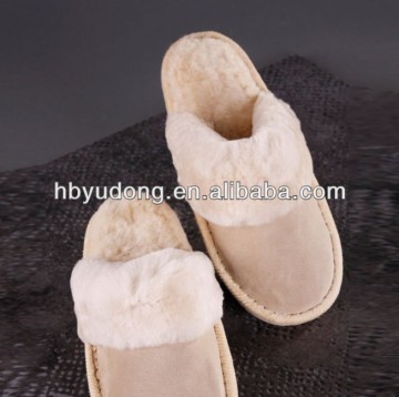 mens slippers/sheepskin slippers