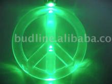 5006 Flash Necklaces Circle Peace pendant