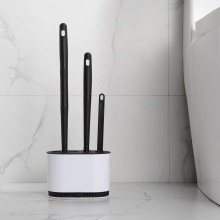 Wall-mounted home bathroom cleaning set