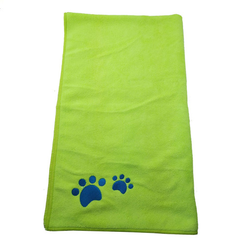 Serviette de bain en microfibre pour animaux, matériau doux