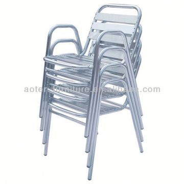 Aluminum garden aluminum stacking sling chairs