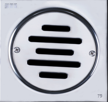Bathroom square decorative grate floor waste
