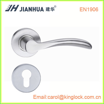 Satin finish S/S solid lever type door handle SX2013