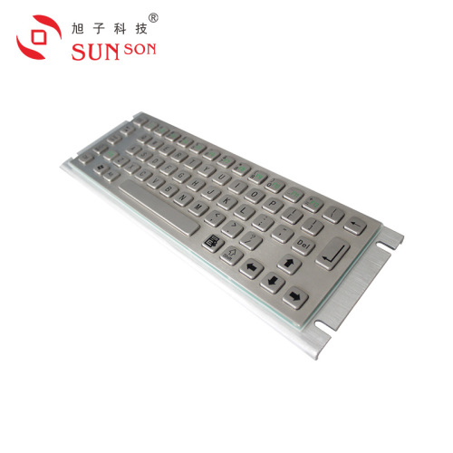 Damezrêna xwerû ya gelemperî Keyboard Stainless Steel bi 64 keys