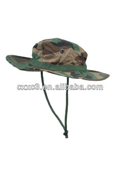 Woodland Camouflage Military Bonnie Hat