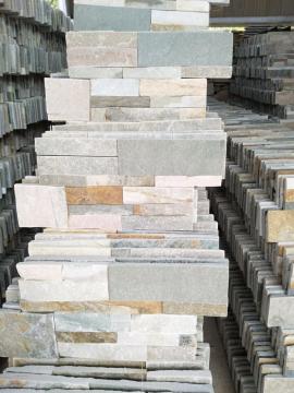 Honey gold mushroom wall cladding stones