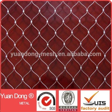 Decorative stainless steel wire rope mesh and protection stainless steel wire rope mesh