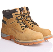 Half Goodyear welted nubuck leather safety shoes