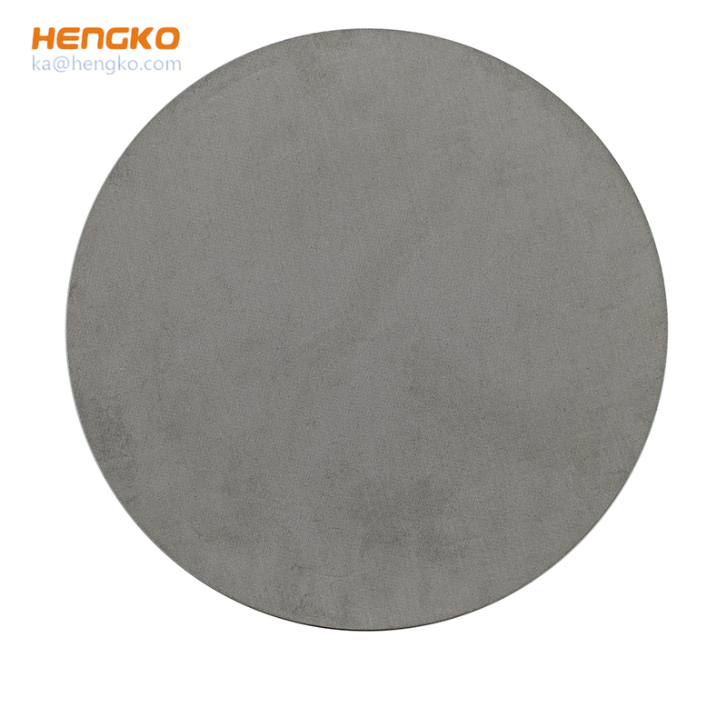 High Strength Compressive Stainless Steel Porous Sintered 316L Filtration Plate Sheet Filter For Fuel Oil Filtration