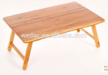 Bed used small table Foldable bamboo laptop desk
