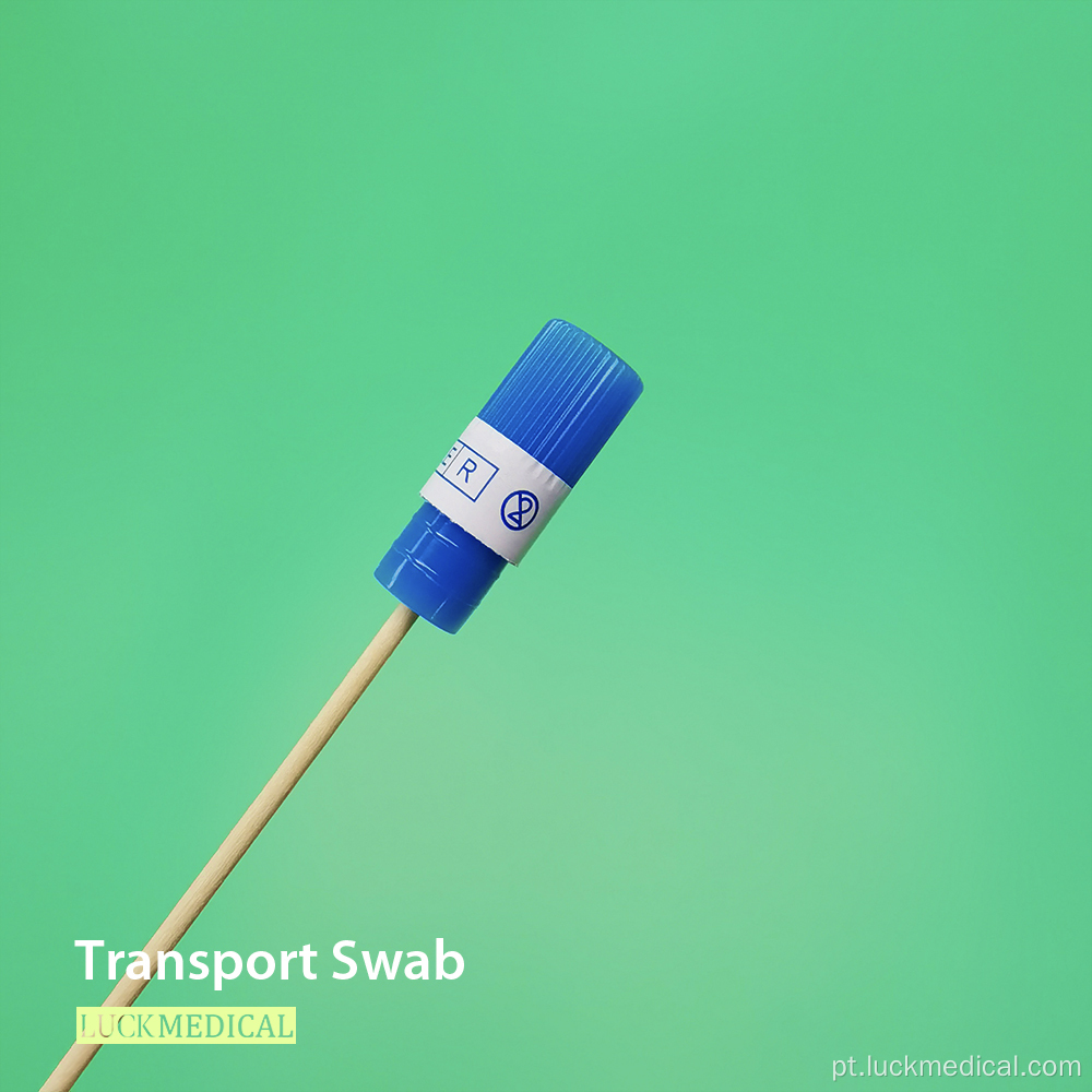 Swab de amostragem de transporte no tubo