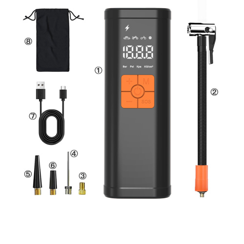 Portable 120 PSI Air Compressor Tire Inflator Pump