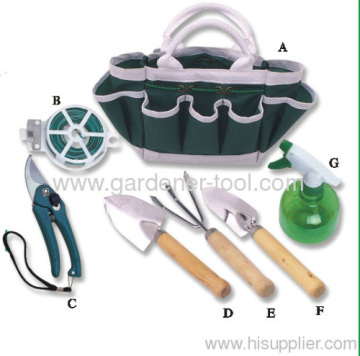 Garden Handle Tools Set With Bag?