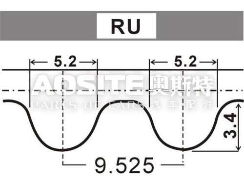 Auto Rubber Timing Belt CITROEN C4