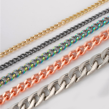 Custom Metal Wallet Chain - Hardware Long Strap Rainbow Purse Chain for Bag