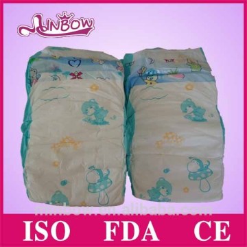 High quality nice clean baby diaper famous brand minbow popular sweet kiddi baby diaper