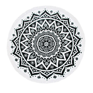 Round beach towel