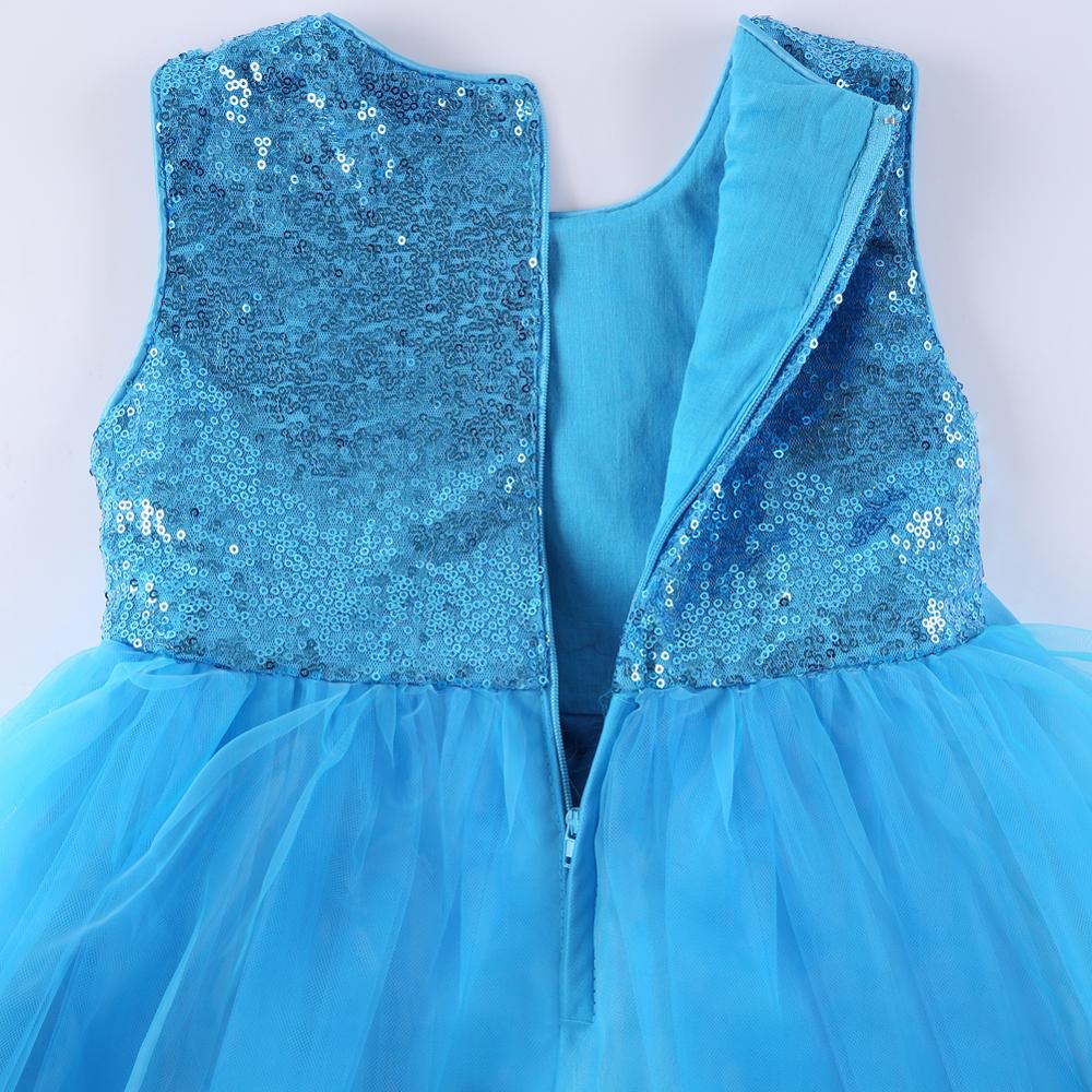 Hot Selling Wholesale Children Kids Girls Boutique Clothing Bowknot Sleeveless baby girl party Sequins dress with flowers