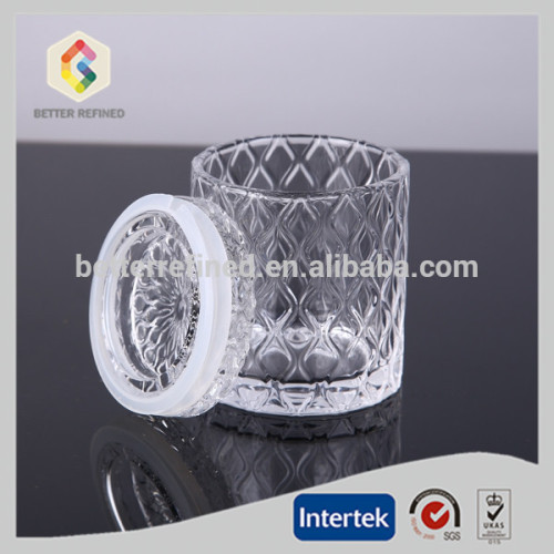Glass Jar With Lid For Candle Wholesale