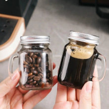 50ml 120ml mini glass wine jar with lid