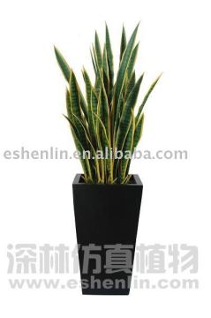 man-made agave potted plant