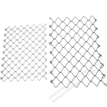 Galvanized Chain Link Fence Diamond Wire Mesh