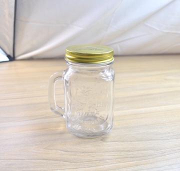 small glass bottles with lids