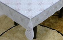 Printed pvc lace tablecloth by roll liner