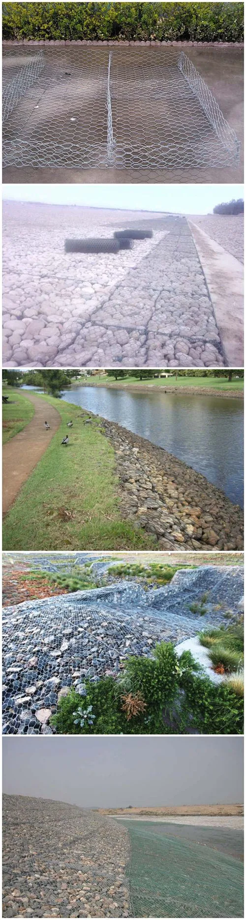 Superior Galvanized Gabion Basket From China for River Bank Protection