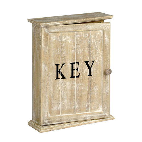 retro wooden key box