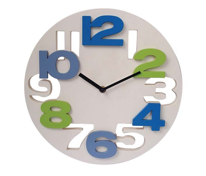 3D digital wall clock