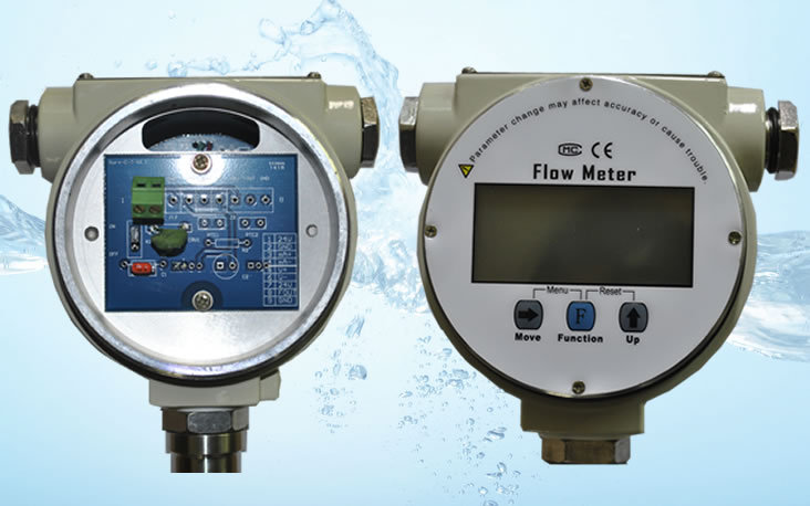 Turbine Flowmeter measure lubricant oil 10w-40