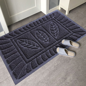 New anti-slip PVC backing clean step mat