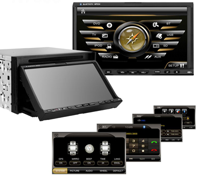 Car DVD player with GPS