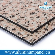 granited marbel exterior aluminum composite panel double side partition acp