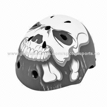 Skate helmet, hard shell