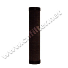 Ceramic and activated carbon filter cartridge