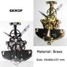 Brass Clock Movement with working pendulum SKM3P