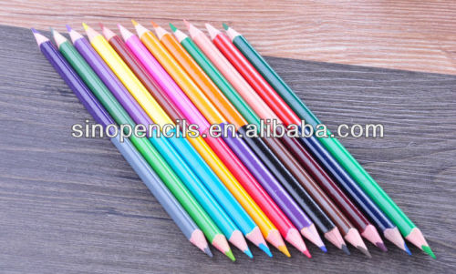 double color pencil triangle color pencil premimum color pencil