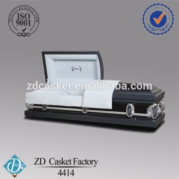 Metallic coffin casket