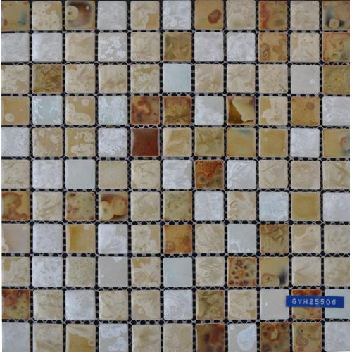 Gạch Mosaic thủy tinh hỗn hợp gốm