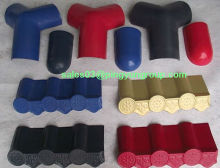 3 layer UPVC roofing tile/synthetic spanish roof tile/roof tile installation accessories