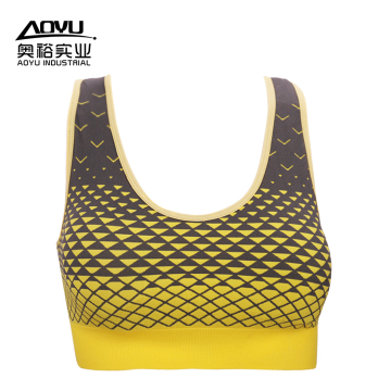 Custom Padded Sexy Women Blank Fitness Sports Bra