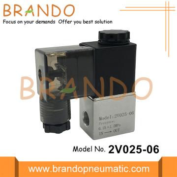 2V025-06 Solenoidventil 1/8 &#39;&#39; AC220V AC110V DC24V DC12V